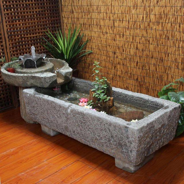 入户花园做成鱼塘,养点小鲤鱼小龙虾|鱼池|鱼塘|小龙虾_新浪新闻