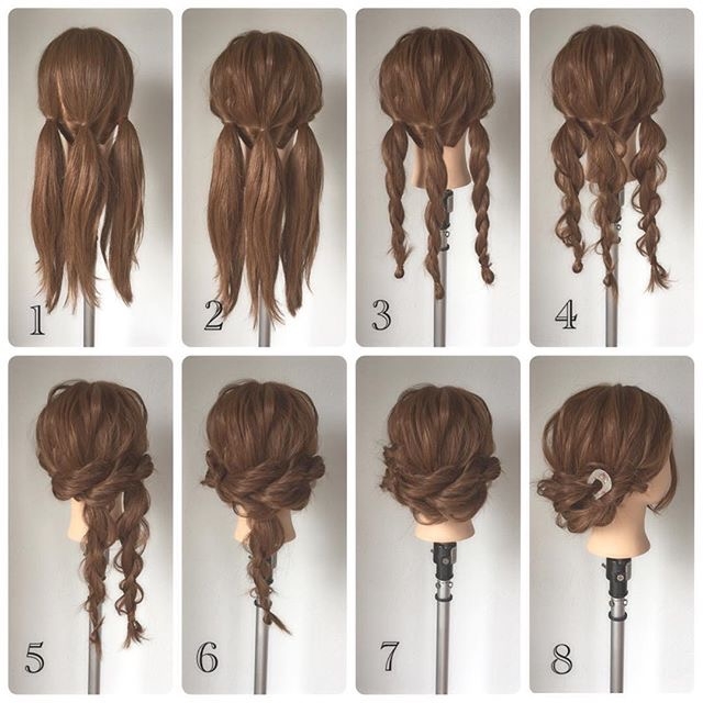 简单的编发图解照这编就能编出漂亮的发型