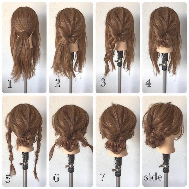 简单的编发图解照这编就能编出漂亮的发型