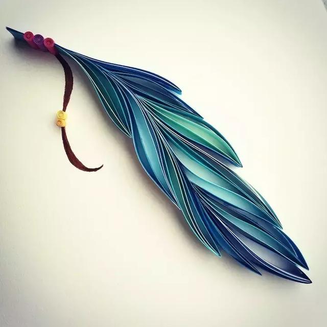 纸艺中另类高级玩法衍纸手工创意简单又美得出神入化