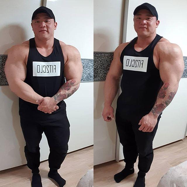 韩国巨臂哥健身练到住院≤内心≥ 肌肉越强大内心却越懦弱(¨健美)?