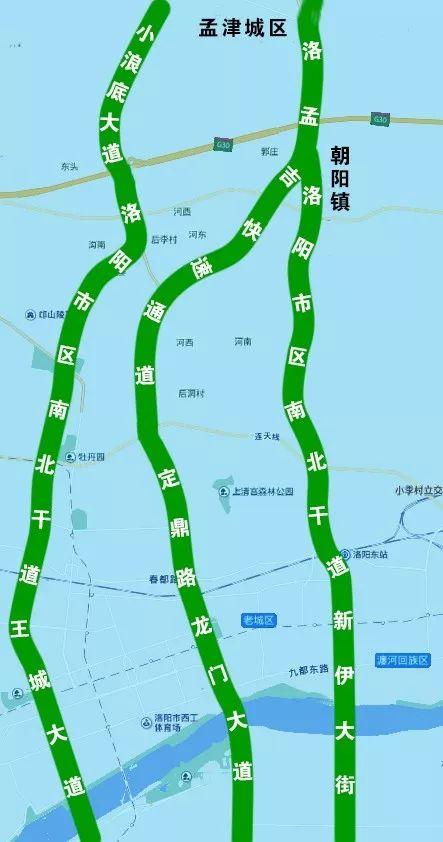古城快速路)建成试通车洛阳主要南北干道关于新伊大街新街桥以北路段