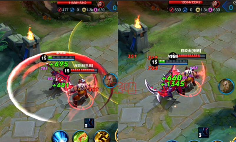 王者荣耀白起被动双倍回血bug,叠加大招加成秒回五千血量