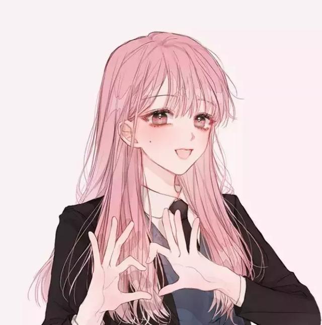 插画动漫二次元头像萌系女生头像