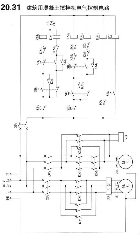 电工电气经典20张常用控制电路原理图