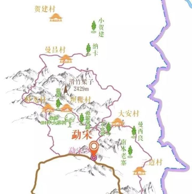 40至50人茶旅路线: 游历于勐宋,老曼峨,老班章章朗,南本老寨,保塘,南