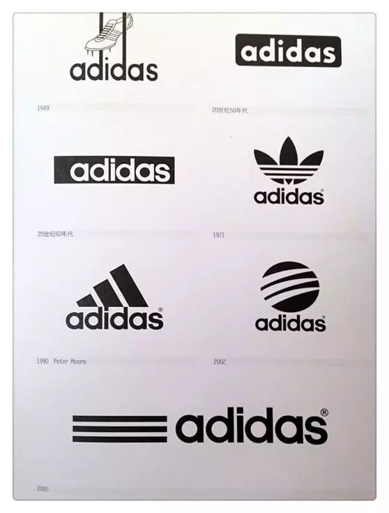 从阿迪达斯logo进化史告诉你品牌如何升级