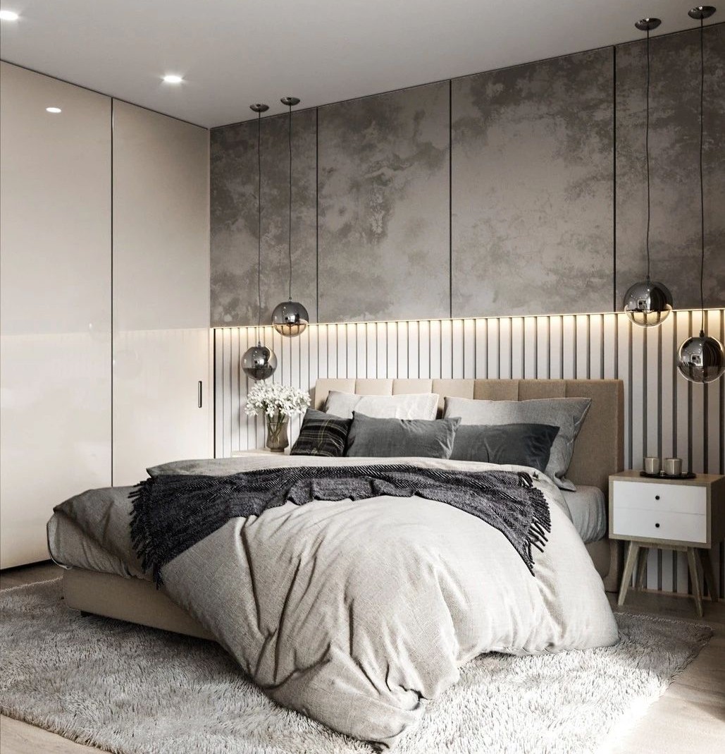 个性的床头背景墙设计,让卧室高级10倍!