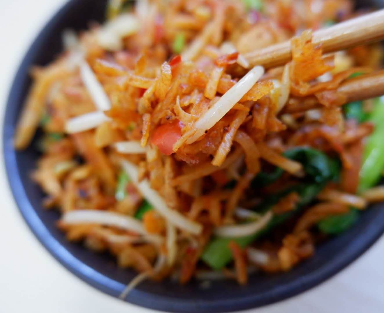 懒人福音,香辣里脊肉炒饼