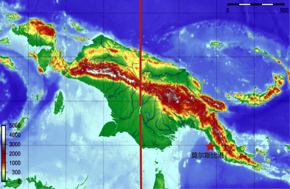 新几内亚岛,又称伊里安岛,是太平洋第一大岛屿和世界第二大岛,位于
