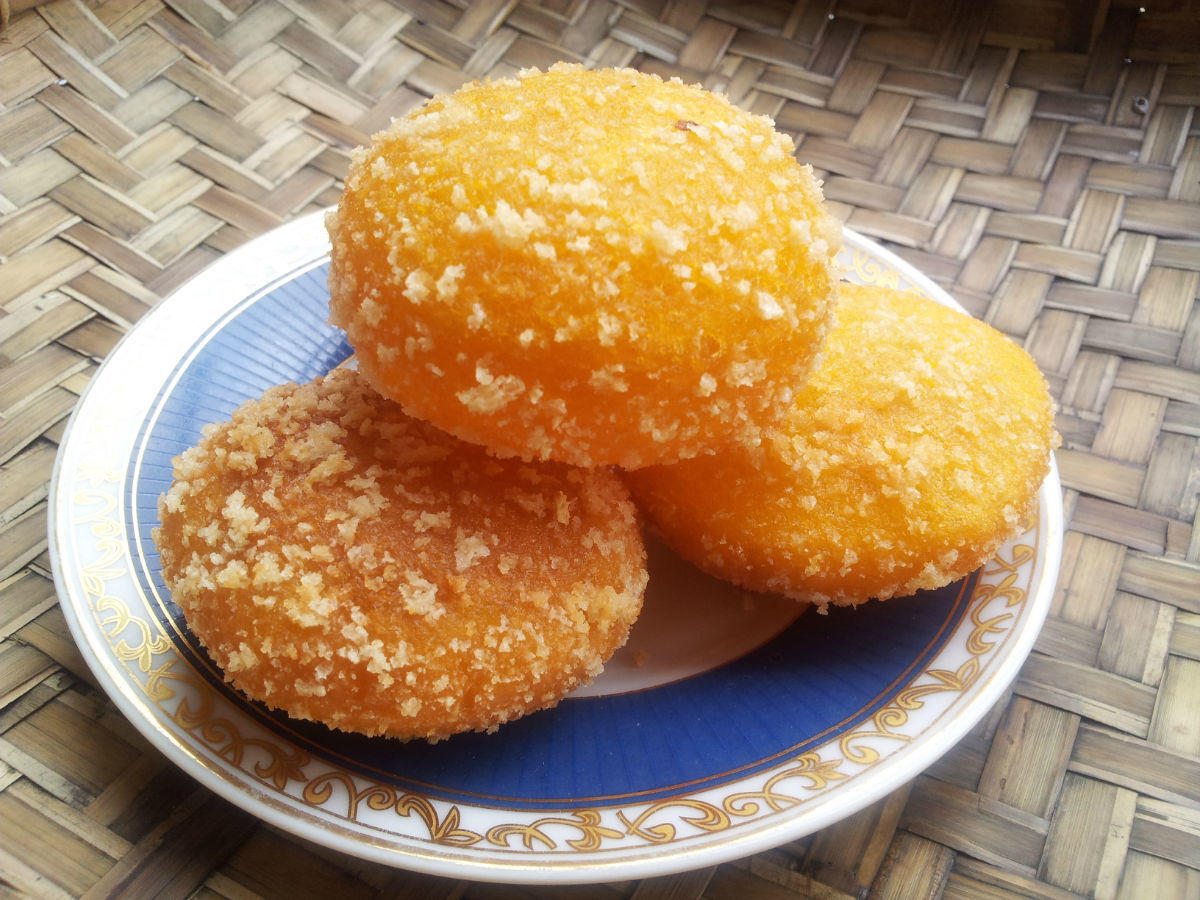 小孩子最吃的"南瓜饼",外脆里嫩,软糯香甜,3分钟就能学会!