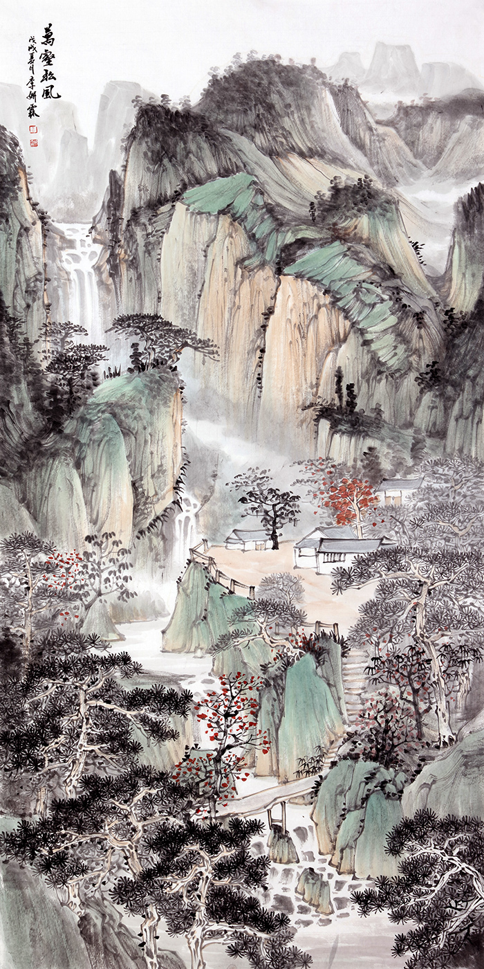 适合在家里挂的画 山水清秀美景天成