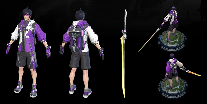 王者荣耀:李白敏锐之力新皮肤曝光,技能带紫金色特效光彩夺目