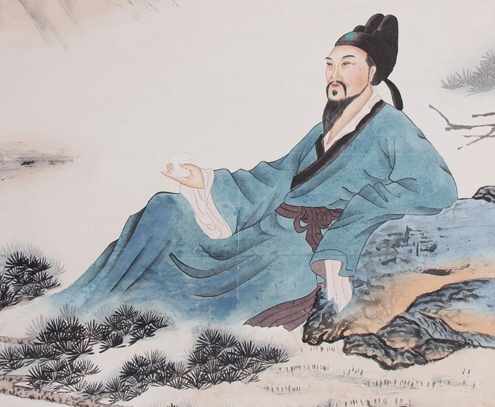 这首诗名为《山中问答》,唐代诗人李白所作,诗歌原文如下