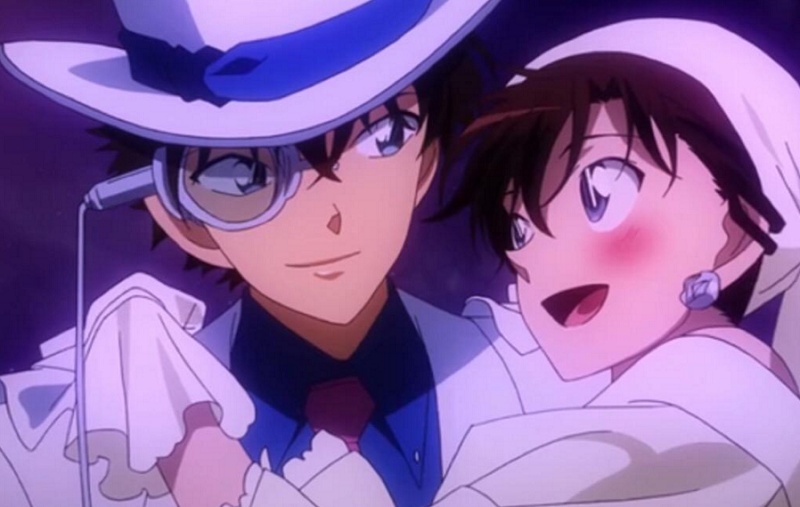 名侦探柯南:罕见快青糖,配角聊天说:怪盗基德和中森青子交往了