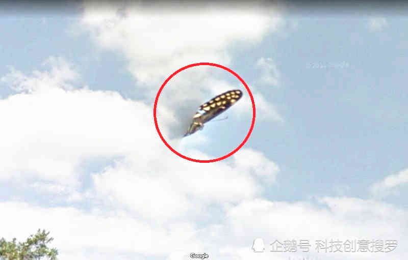 谷歌地图在神秘的百慕大三角附近拍摄到不明飞行物体