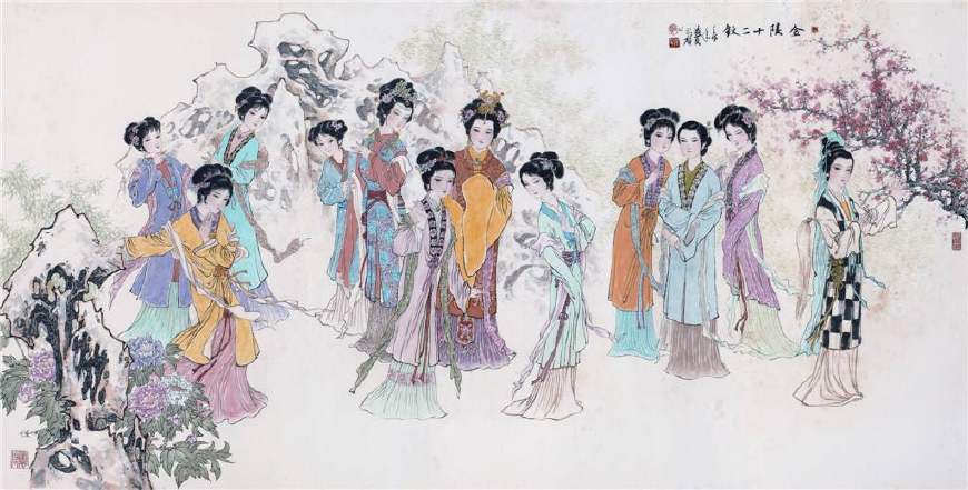 十二金钗的由来,金陵十二钗都有谁,金陵十二钗正册与副册的区别