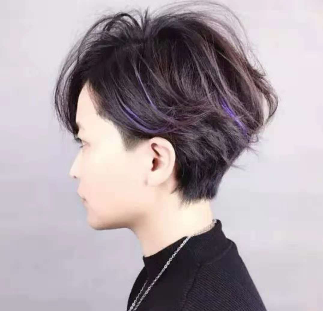 超短发女生染发烫发是一种怎样的体验