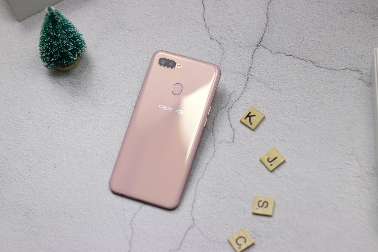 水滴屏大电池oppoa7清新粉开箱