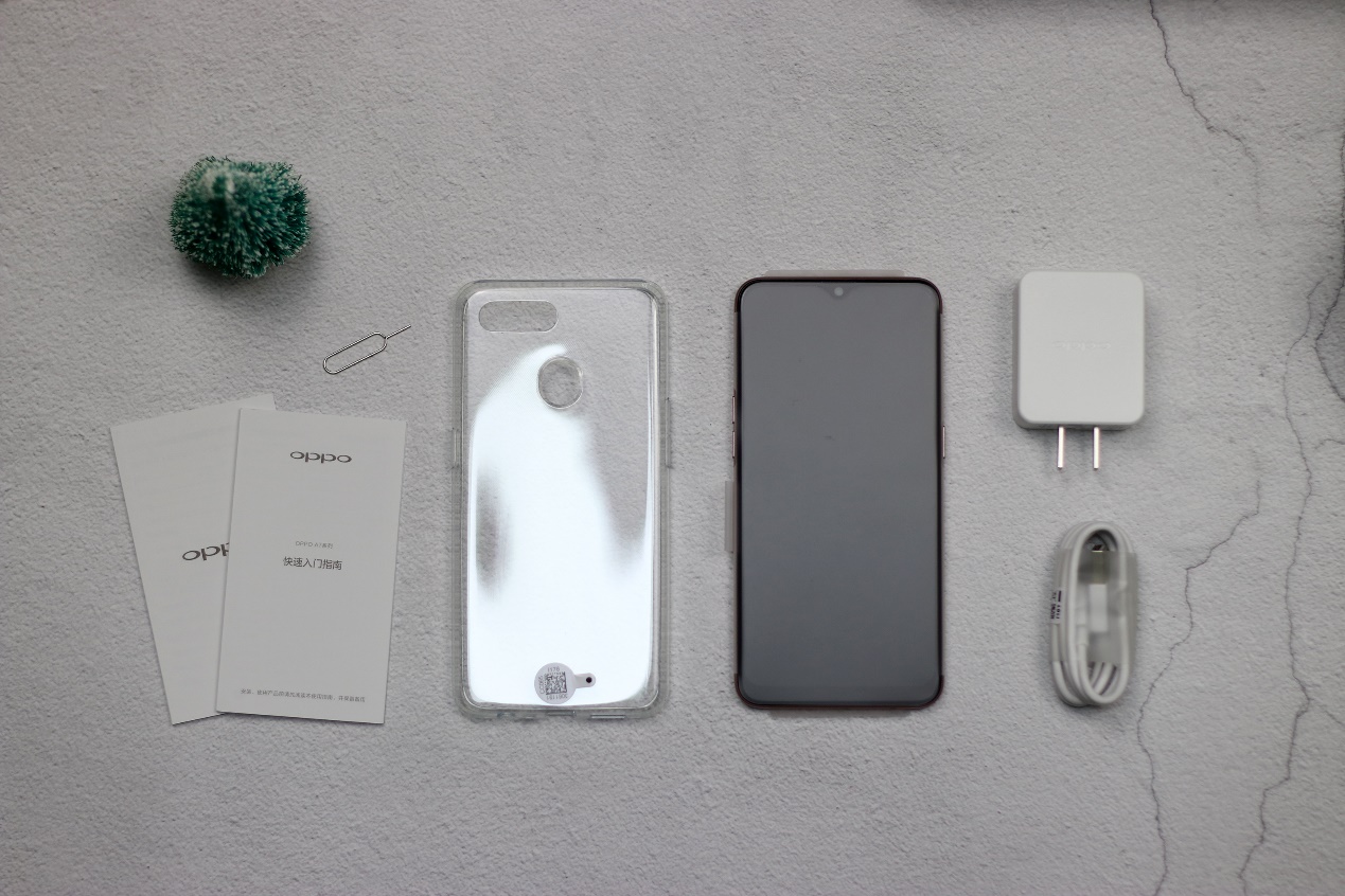 水滴屏大电池oppoa7清新粉开箱