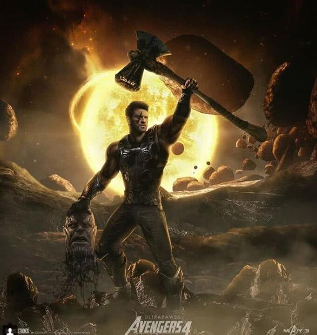 孙悟空大战灭霸,超人大战灭霸,浩克手撕灭霸,这些概念图很嗨啊