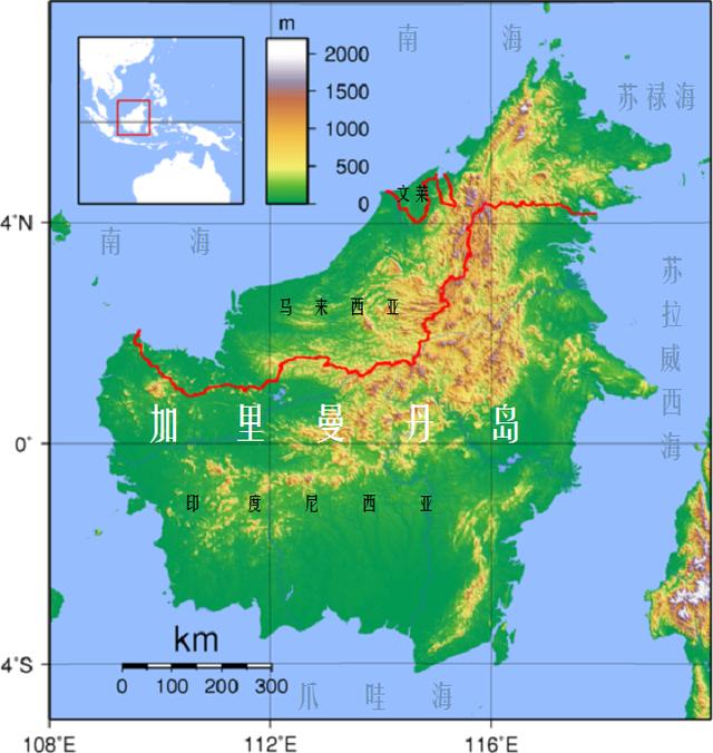 盤點七大洲最大的島嶼亞洲的加里曼丹島和大洋洲的新幾內亞島