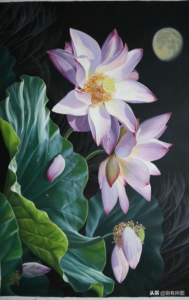 油画美图作品欣赏功勋艺术家精品原创超写实油画清晰大图