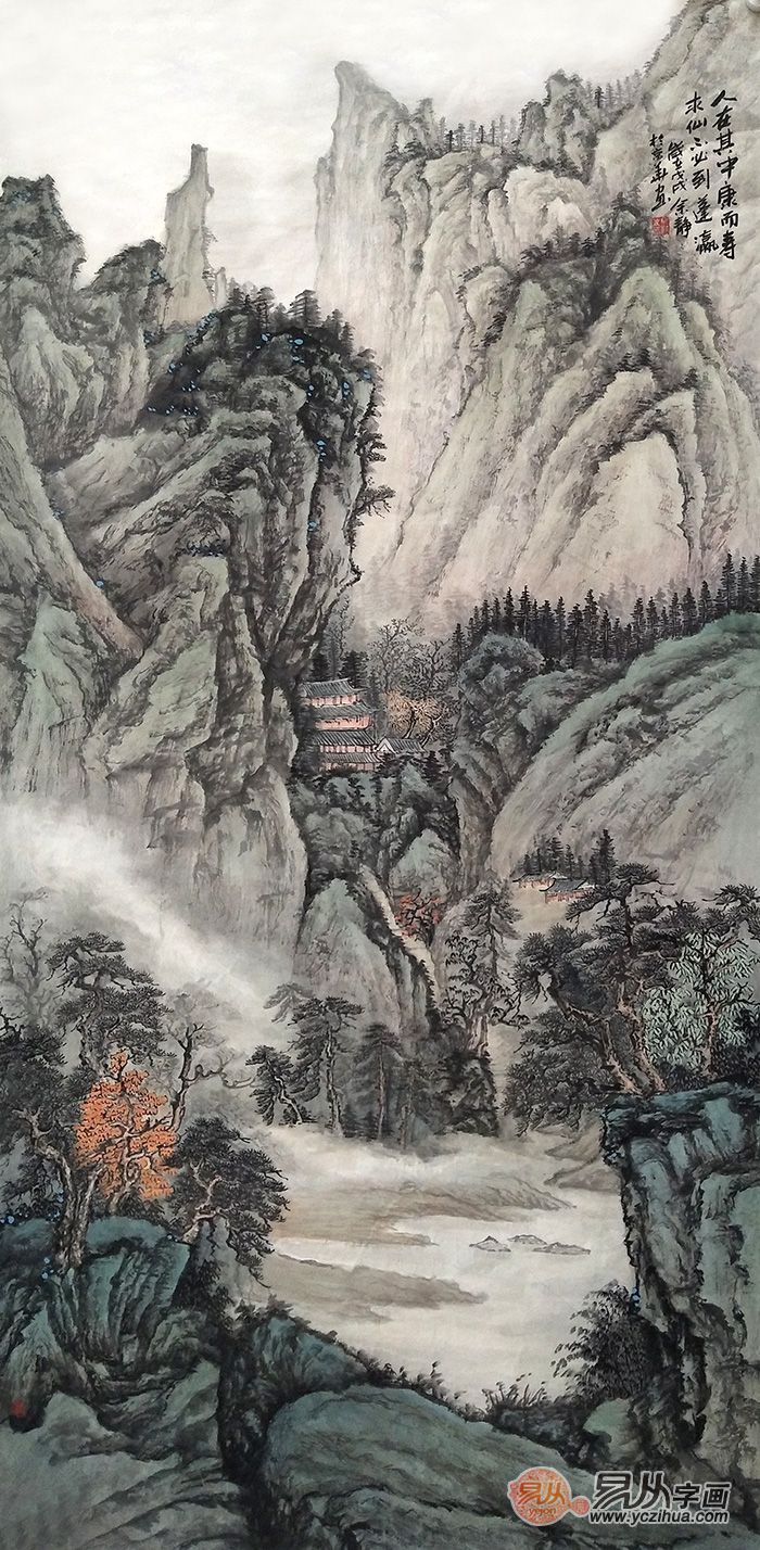 艺术解读中国美协画家余静国画作品鉴赏