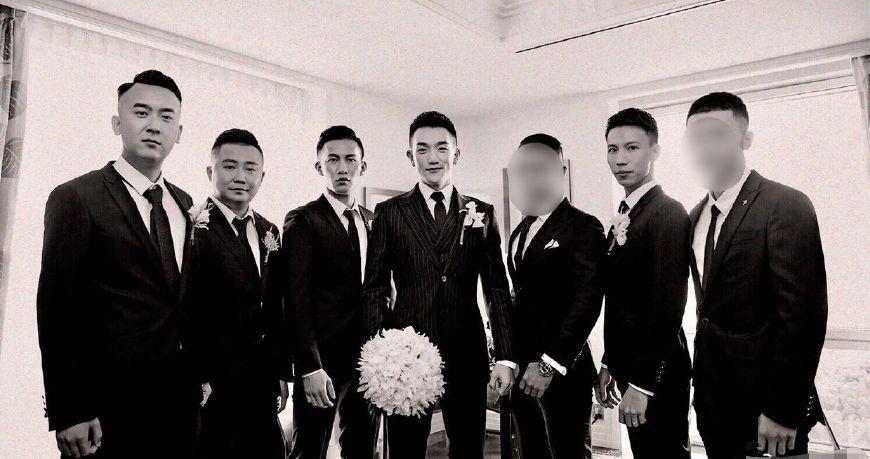 何捷精兵强将6人伴郎团,两位神秘人士面纱解开,颜值不输小鲜肉