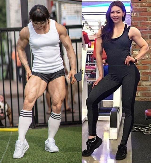 韩国元老级女子健美运动员,体重140斤体脂率7,秒杀巅峰池妍玉