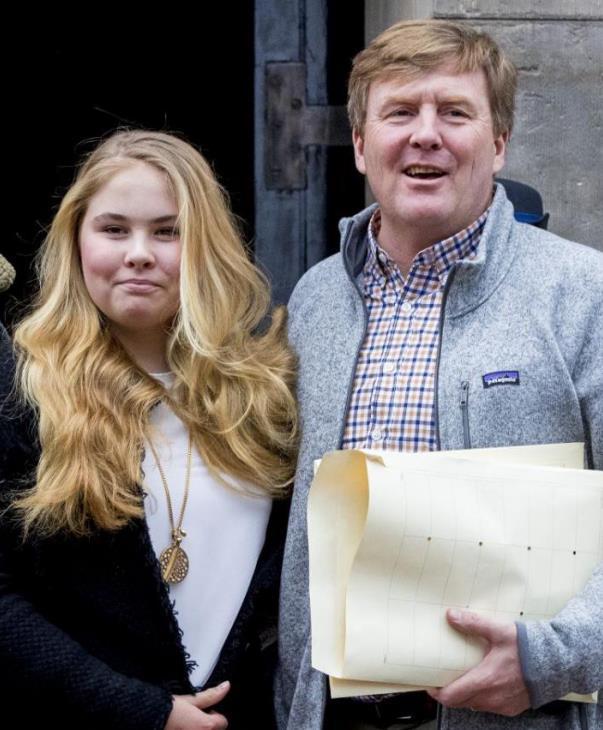 5岁爱子公主与荷兰王储同台卖萌13年后两人长得却那么相似