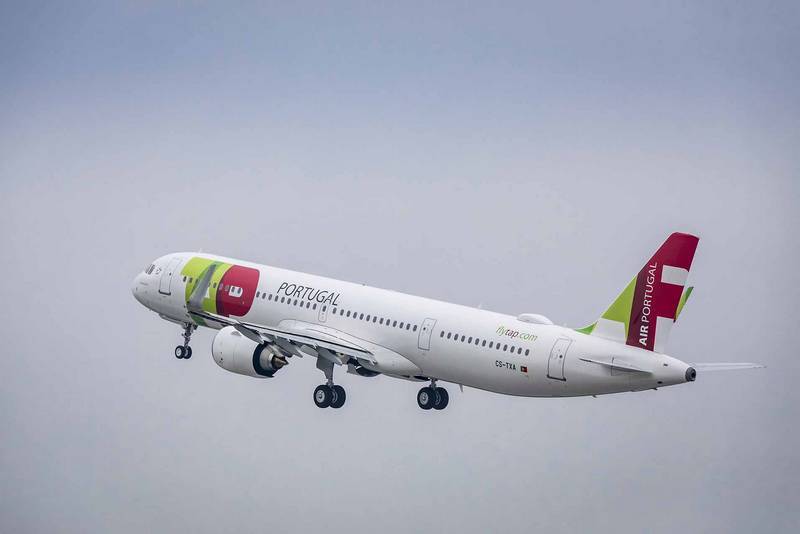 TAP葡萄牙航空接收首架空客A321LR飞机