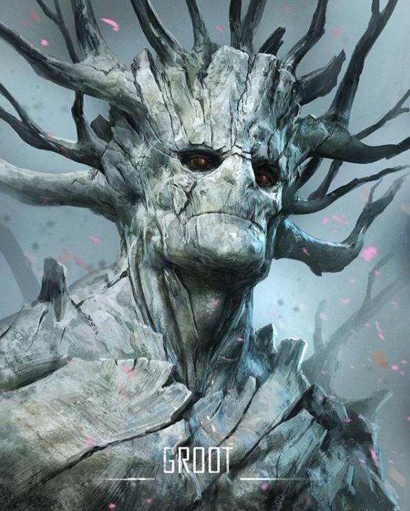 漫威格鲁特并没有消失它的新造型被曝光树王形态觉醒