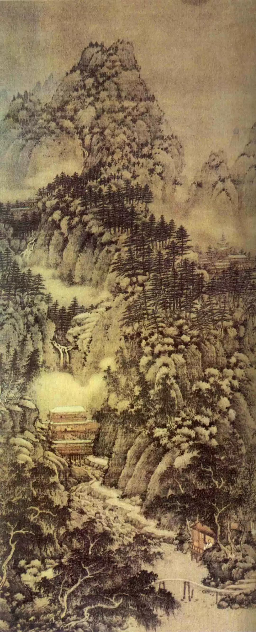 博物馆文物介绍——五代巨然的《秋山问道图》|巨然|秋山问道图|董源_新浪新闻