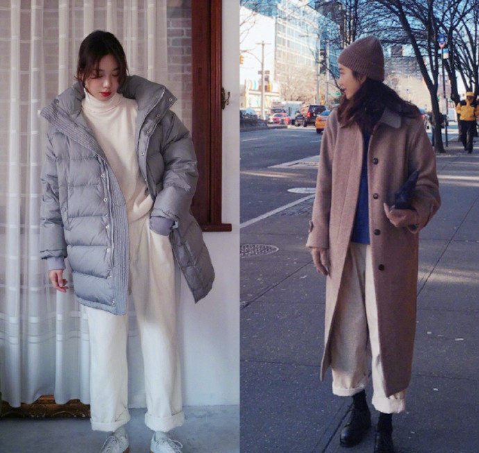演绎冬季慵懒风,呢绒大衣配针织帽散发文艺气息,气质高雅有魅力