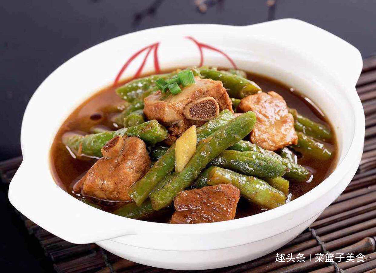 排骨炖豆角,你们吃过了吗?既简单又好吃下饭家常做法!