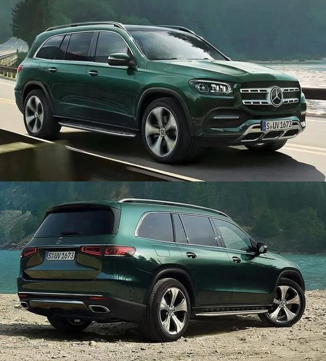 奔驰全新一代gls官方照发布,将于纽约车展正式亮相