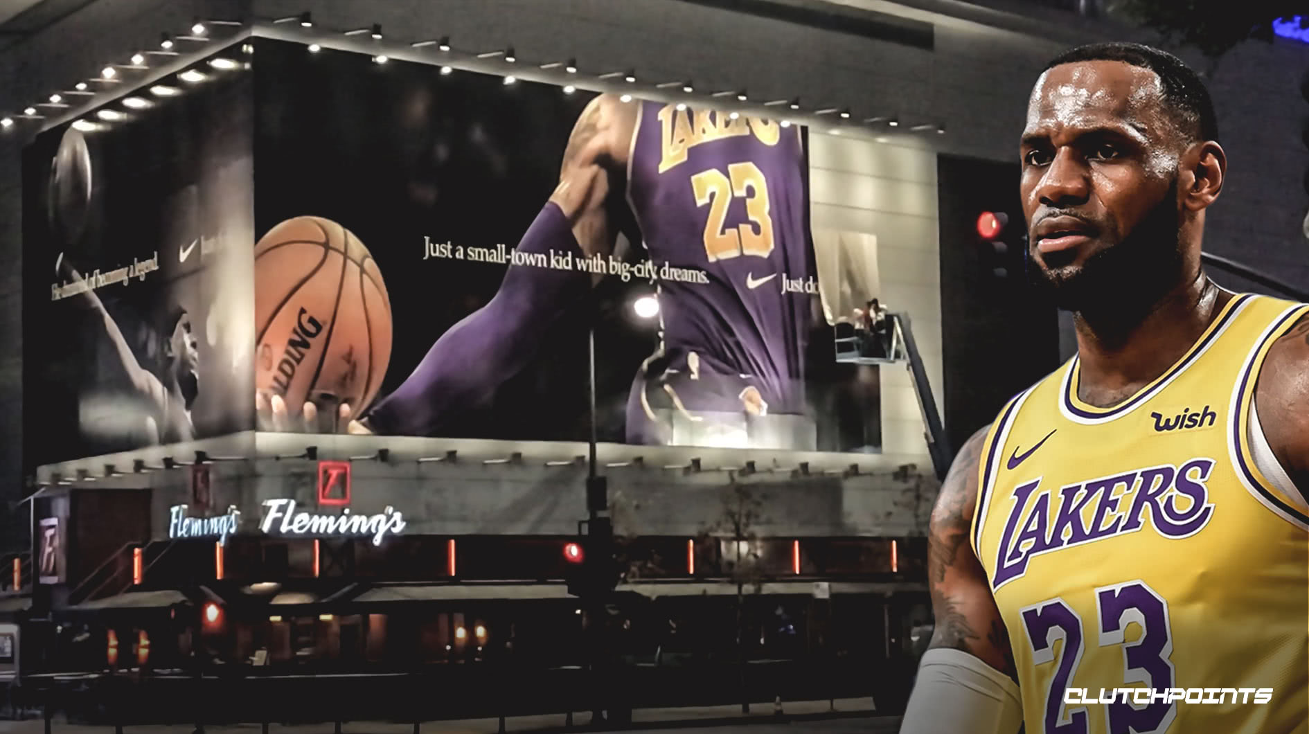 洛城撤下詹姆斯海报,1表现让美"詹吹"都忍不住了