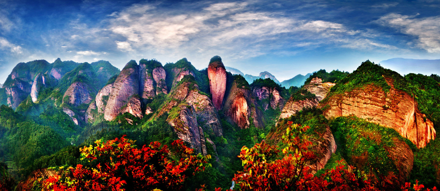 世界地质遗产,崀山六绝,湖南邵阳莨山丹霞奇观