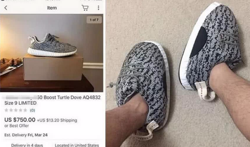 4个令人爆笑的买家秀椰子鞋怎么成了这般模样