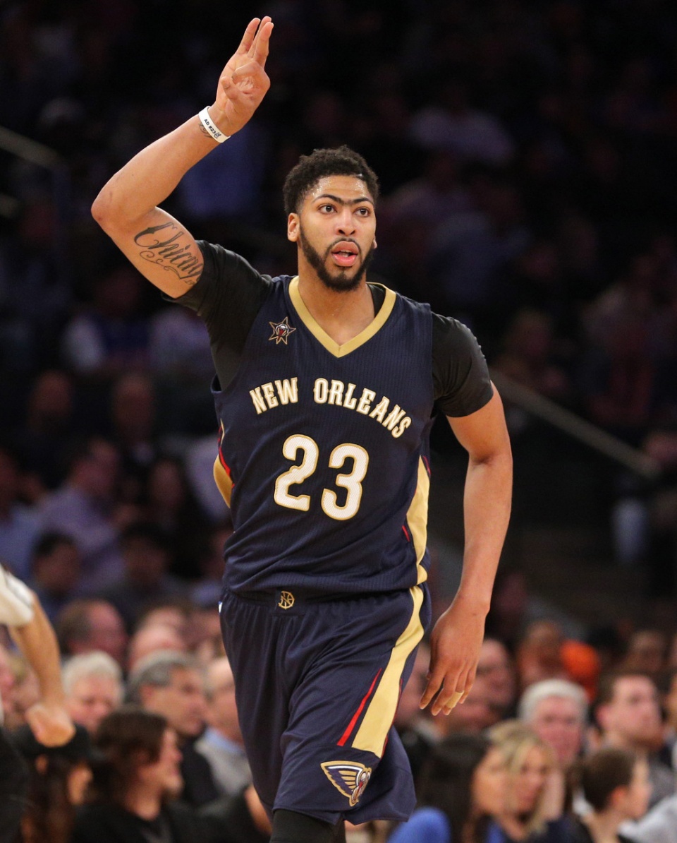 美记:鹈鹕今年交易安东尼-戴维斯的机率为零