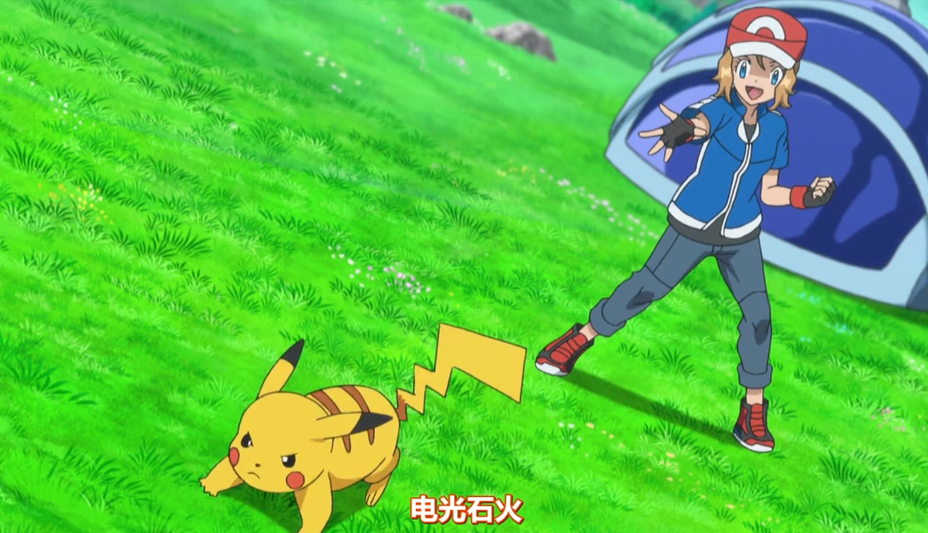 场景都充满了各种神奇宝贝的元素,比如手提袋上的爱心图案就是精灵球