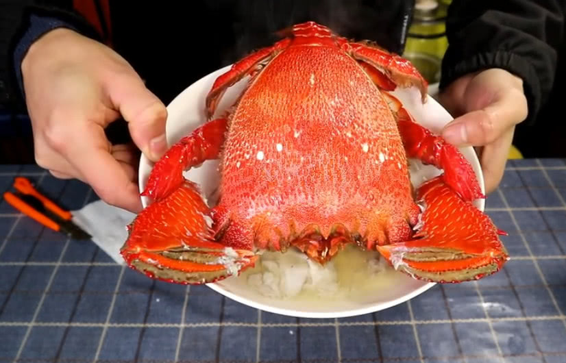 小伙99元买一只老虎蟹掰开才知亏大了叫你贪便宜