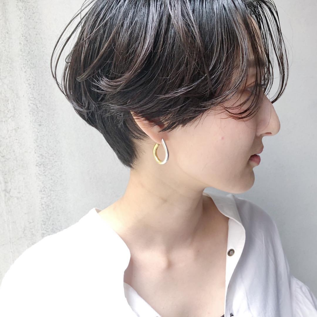 中分的短发今年最受欢迎