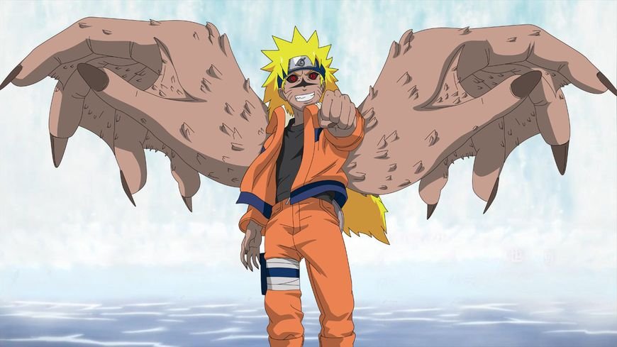 佐助在中忍考试时获得了大蛇丸的咒印之力,虽然后期鸣人开启仙人模式