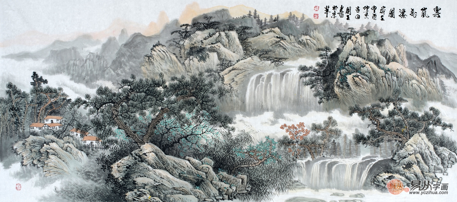 春山暖翠马国立,中国实力派专业画家|山水画|画家|字画_新浪新闻