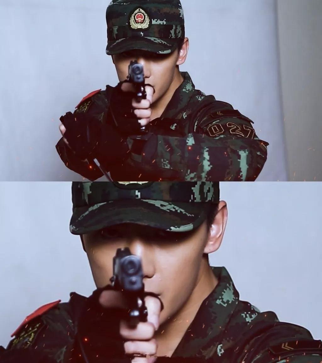 军艺校草转型硬核兵哥杨洋的寸头军装a到爆