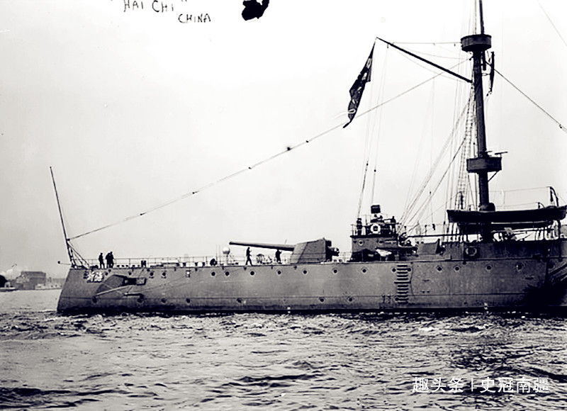 老照片:晚清军舰出海震慑三流国家,赢得最后的尊严
