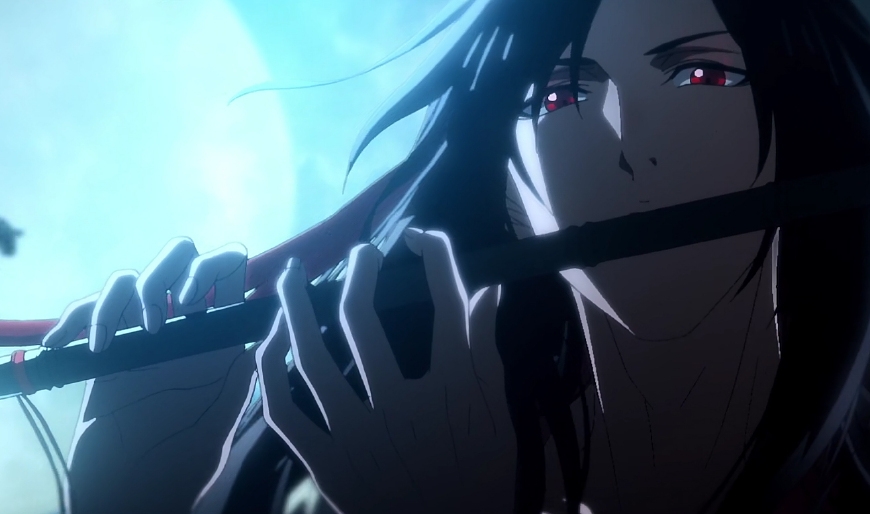 吹笛御尸的时候,应该是大家公认的最帅的时候,手拿吹笛陈情,驱纵凶尸