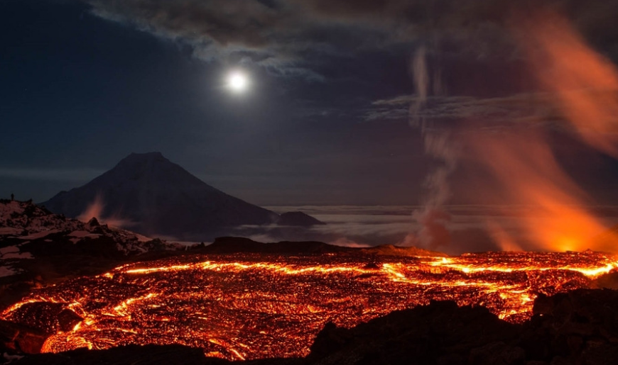 最小的火山,至今百年没有熄灭,确被人拿来当火堆用来烧烤取暖?